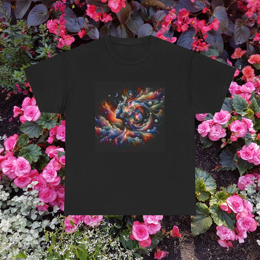 Women Space Girl Color - Unisex Heavy Cotton Tee