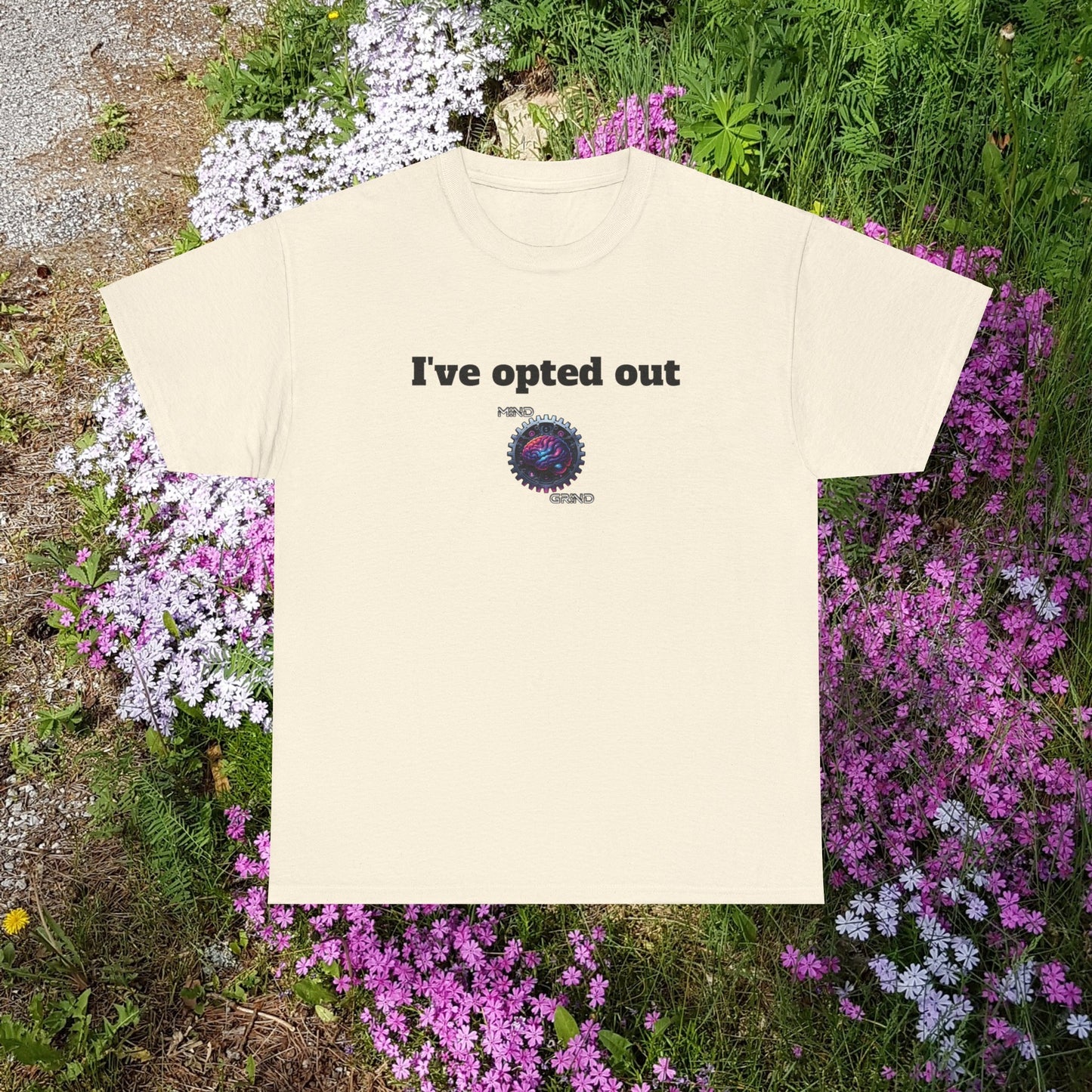 I've opted out - Unisex Heavy Cotton Tee - Large Logo