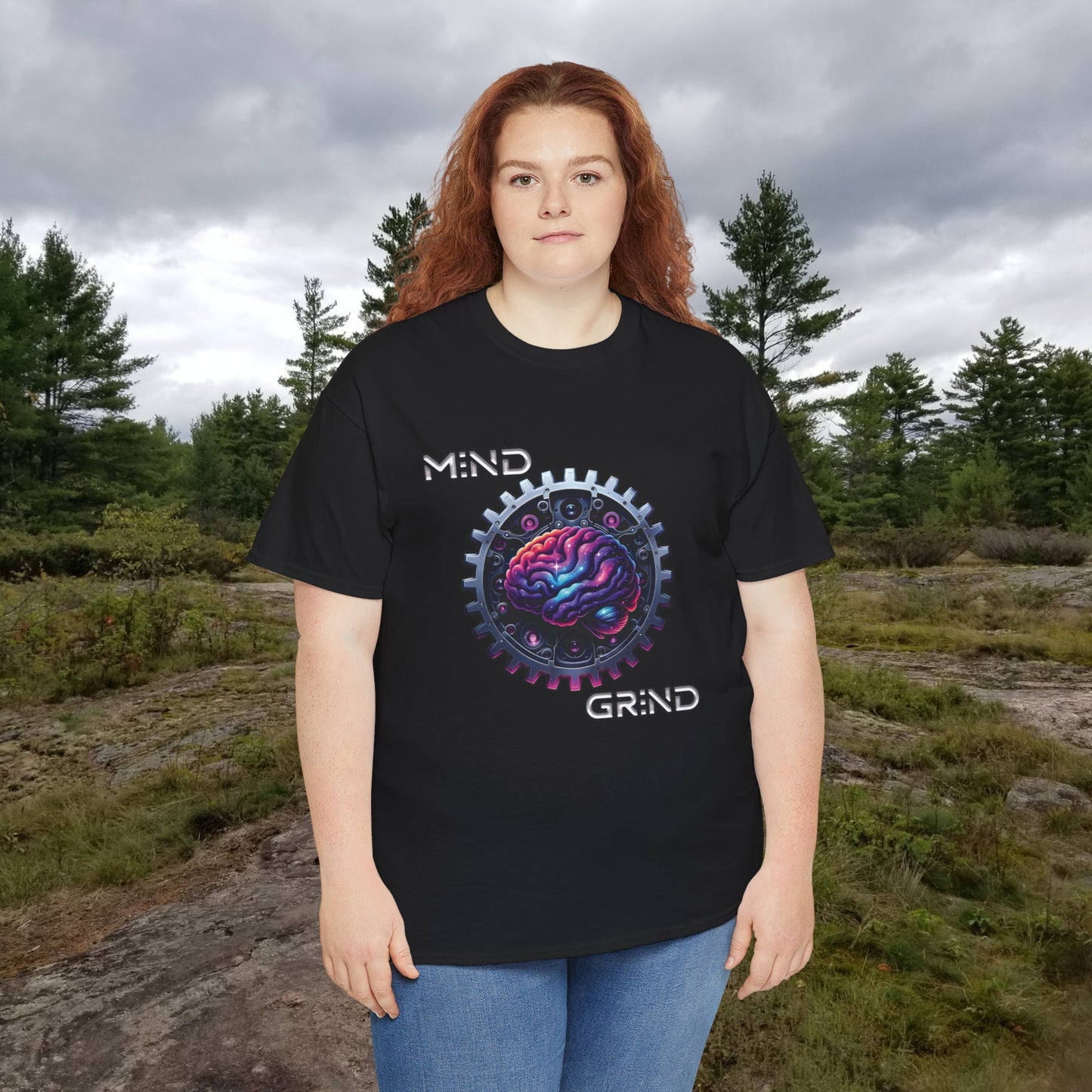 MindGrind Logo Unisex Heavy Cotton Tee