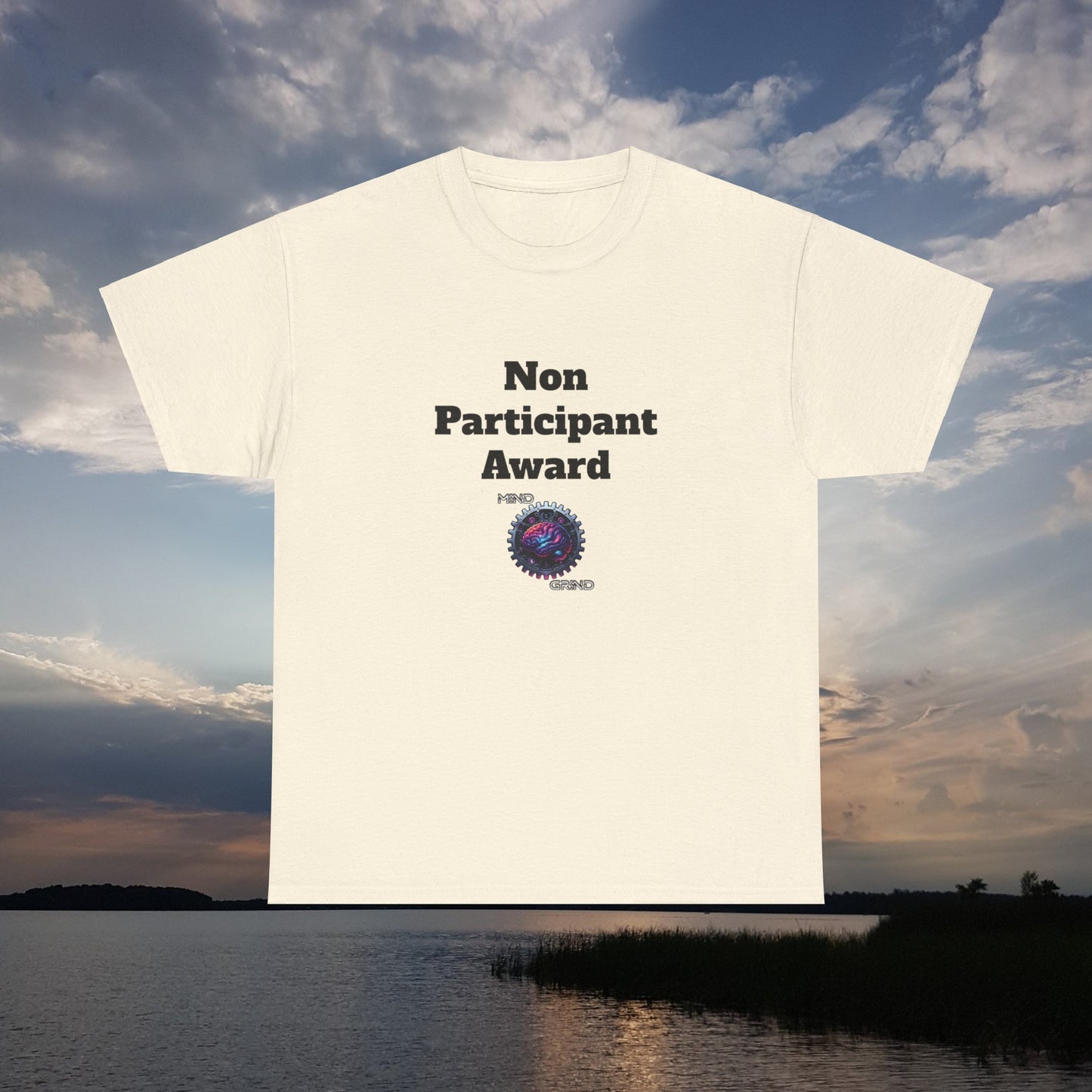 Non Participant Award - Unisex Heavy Cotton Tee - Large Logo