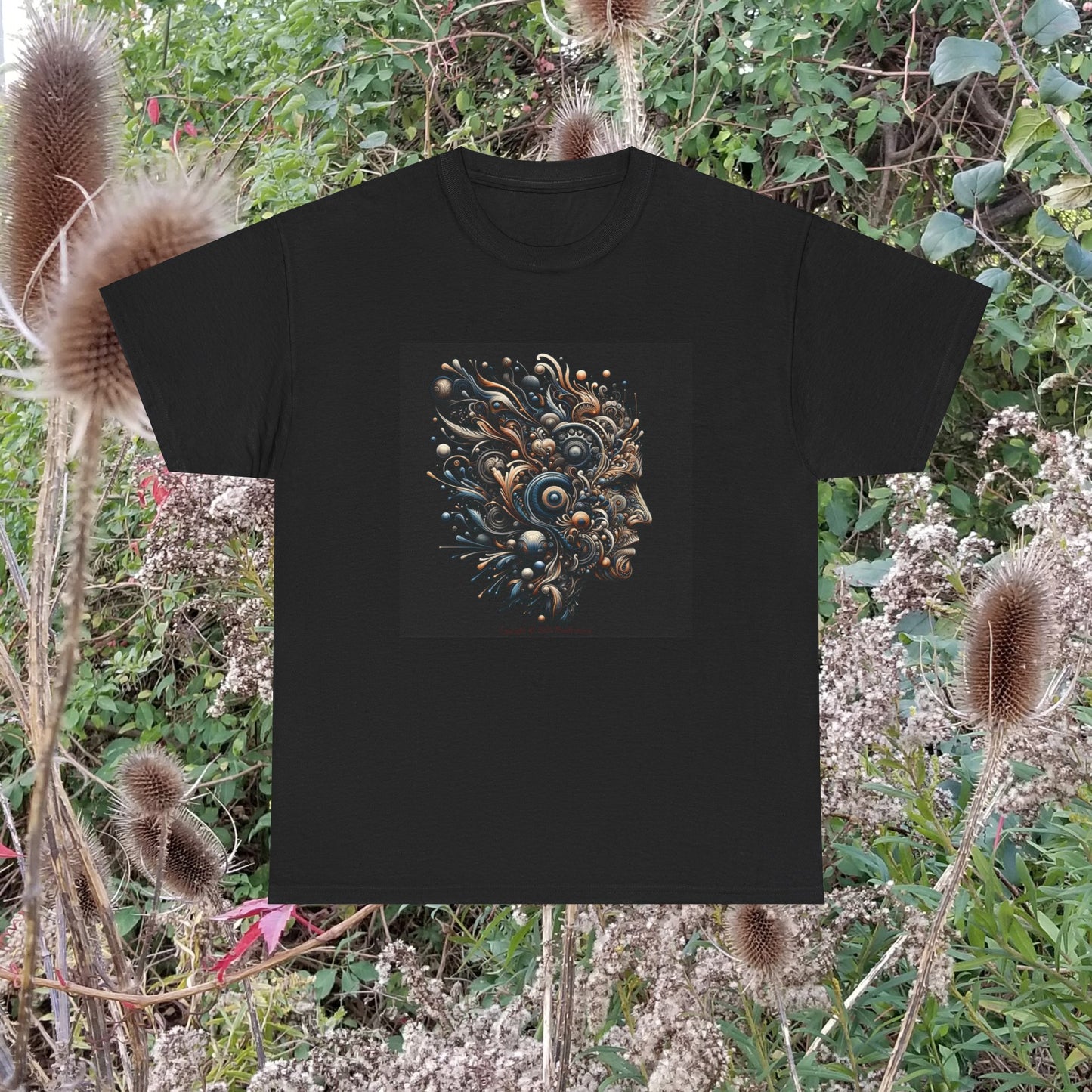Women Head Intricate - Unisex Heavy Cotton Tee