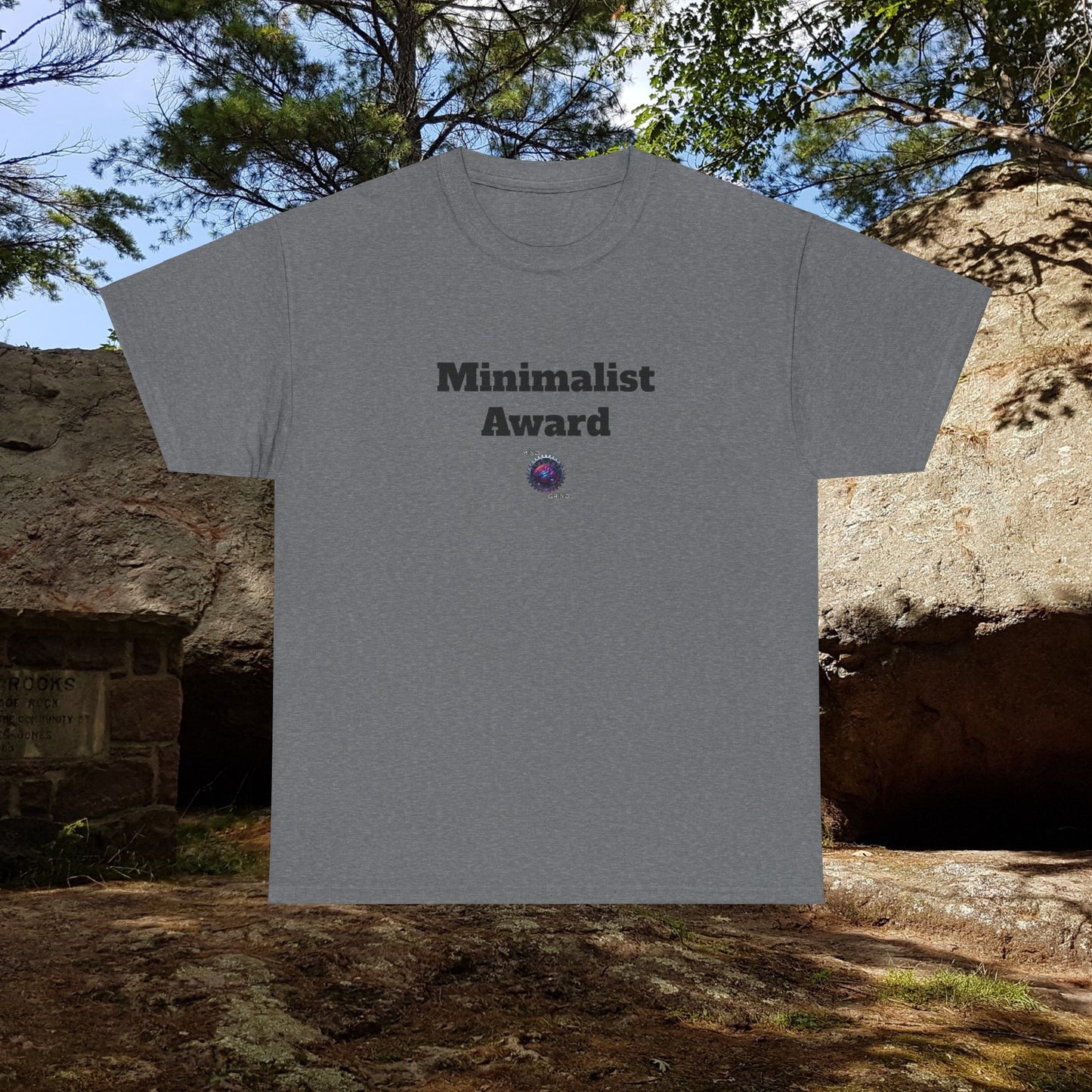 Minimalist Award - Unisex Heavy Cotton Tee - Small Logo