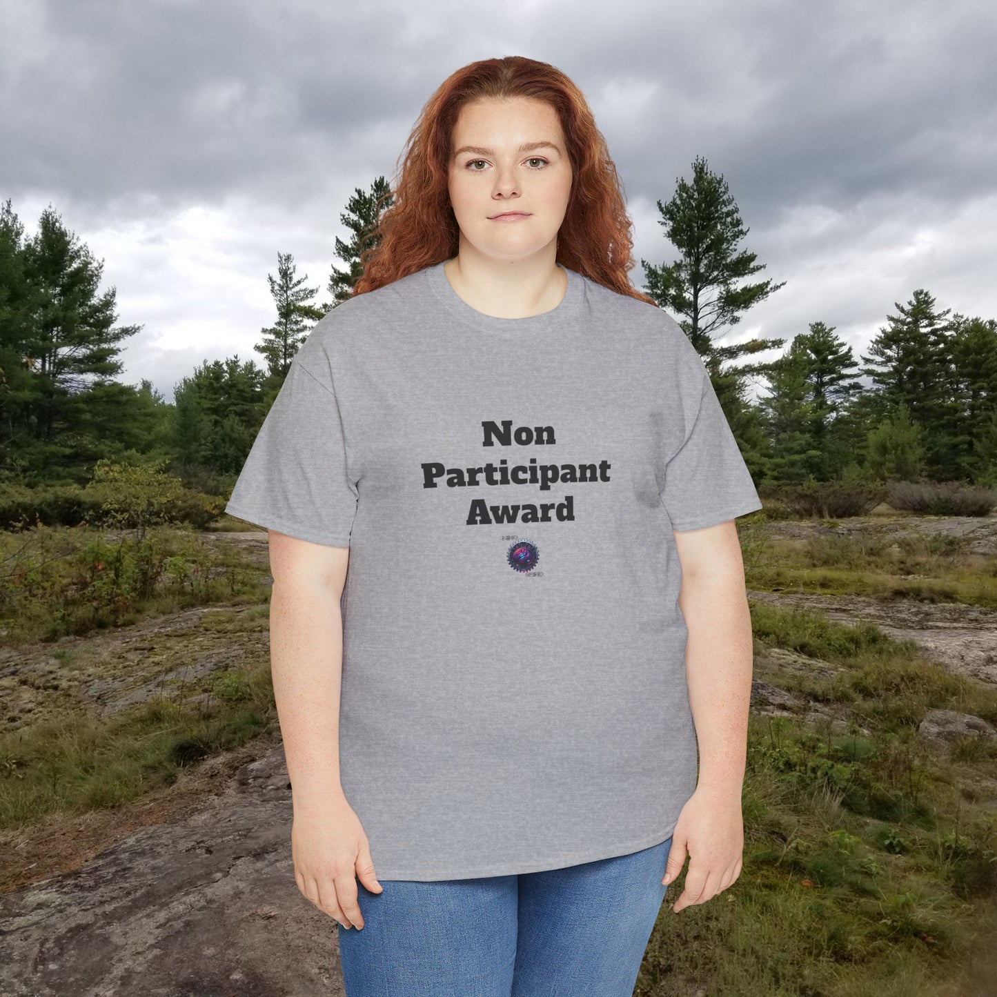 Non Participant Award - Unisex Heavy Cotton Tee - Small Logo