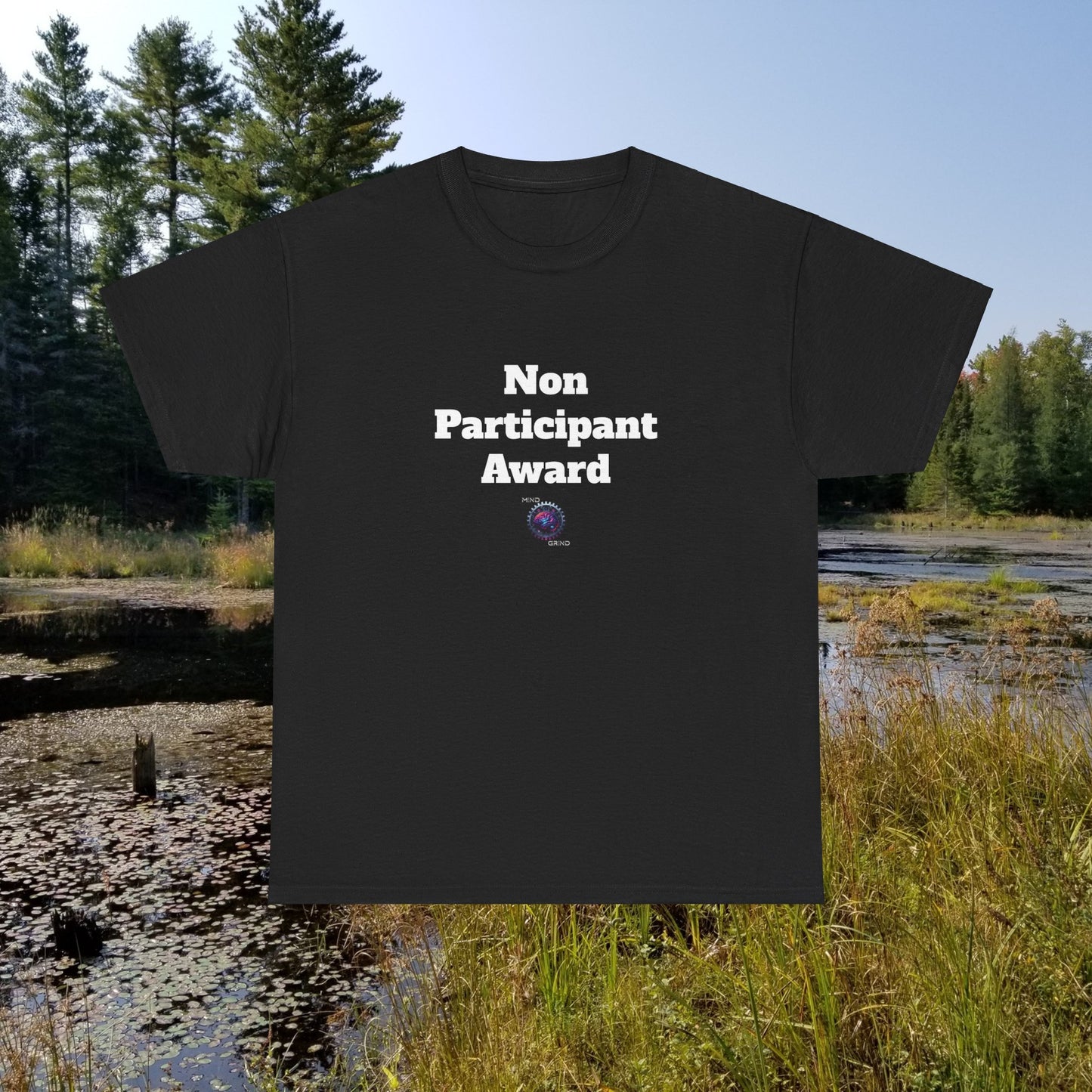 Non Participant Award - Unisex Heavy Cotton Tee - Small Logo