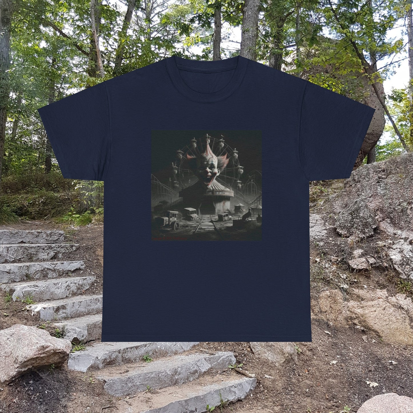 Horror Clown Funhouse - Unisex Heavy Cotton Tee