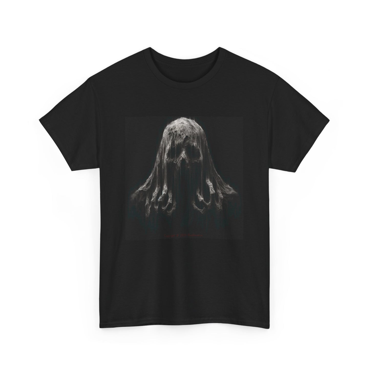 Horror Skull Shroud - Unisex Heavy Cotton Tee