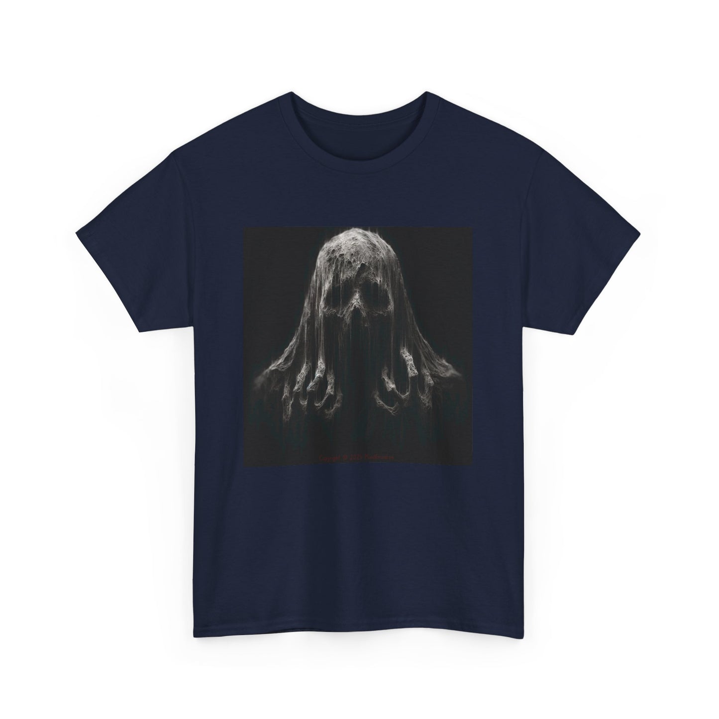 Horror Skull Shroud - Unisex Heavy Cotton Tee