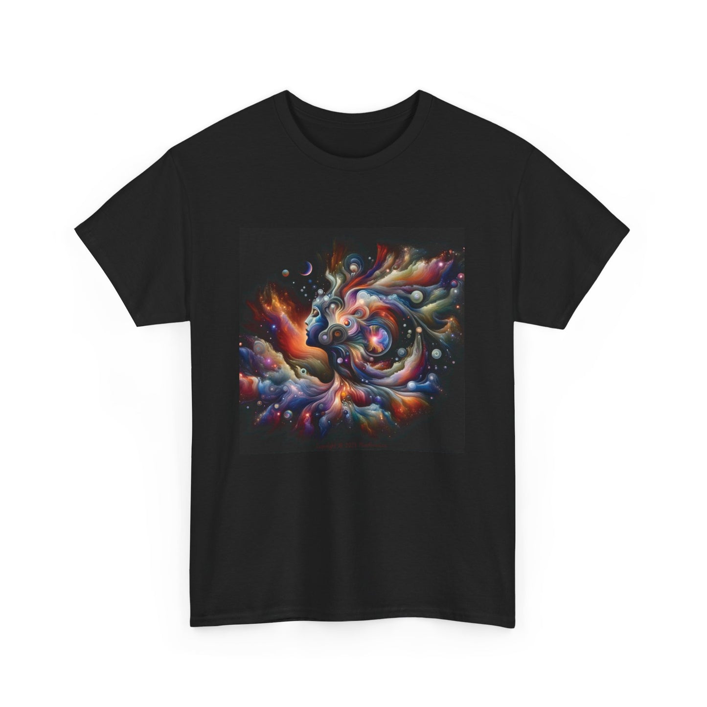 Women Space Girl Color - Unisex Heavy Cotton Tee