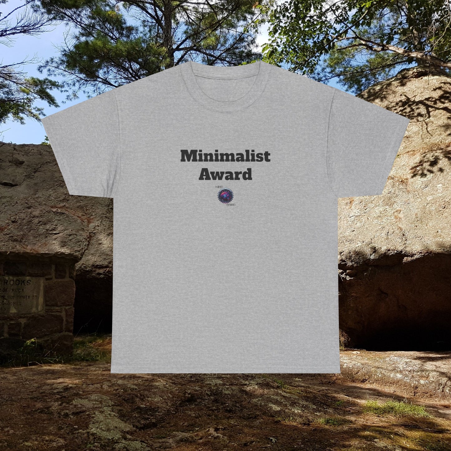 Minimalist Award - Unisex Heavy Cotton Tee - Small Logo