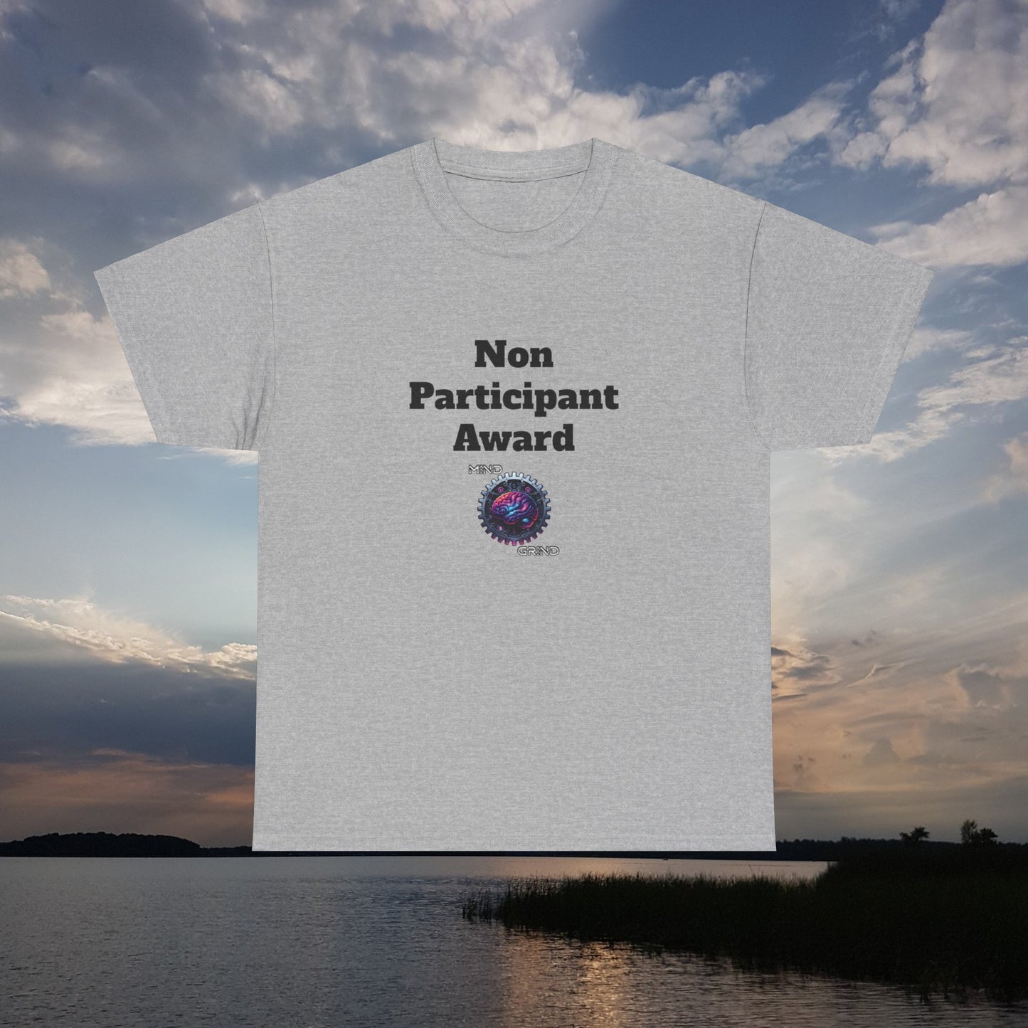 Non Participant Award - Unisex Heavy Cotton Tee - Large Logo