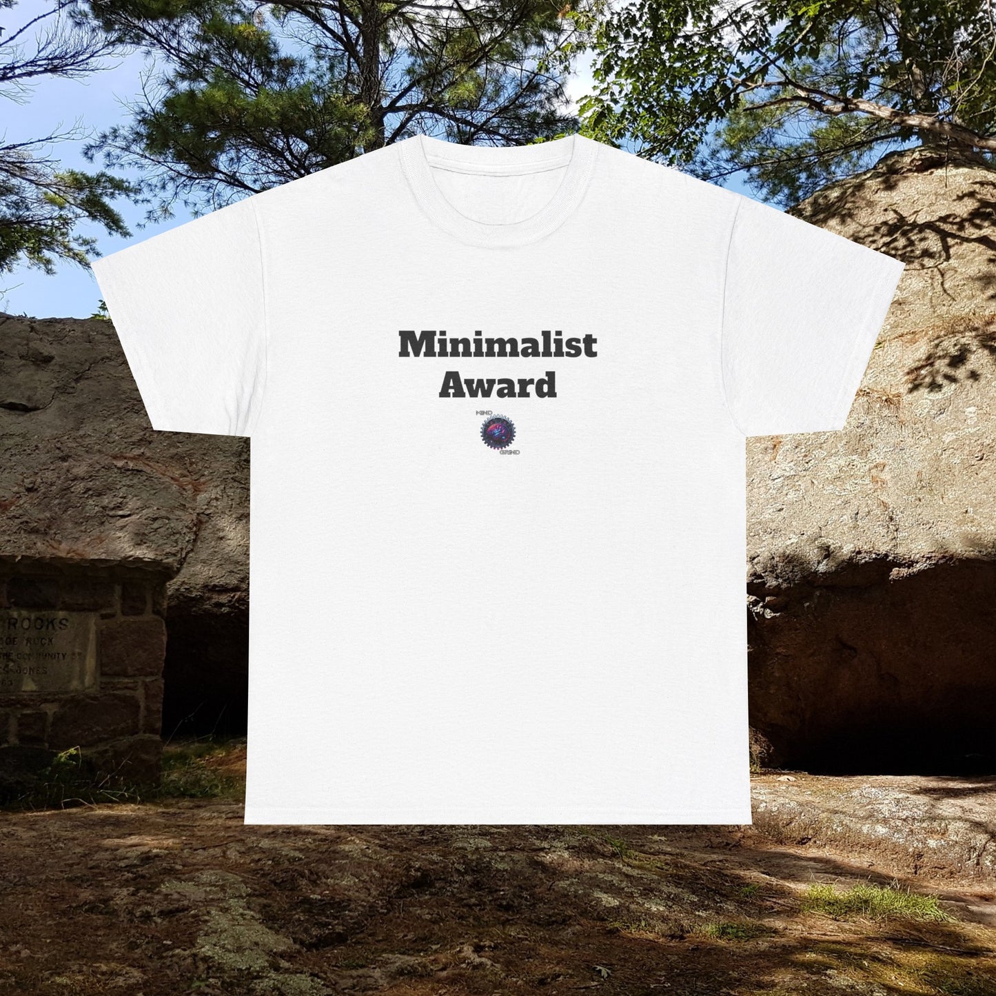 Minimalist Award - Unisex Heavy Cotton Tee - Small Logo