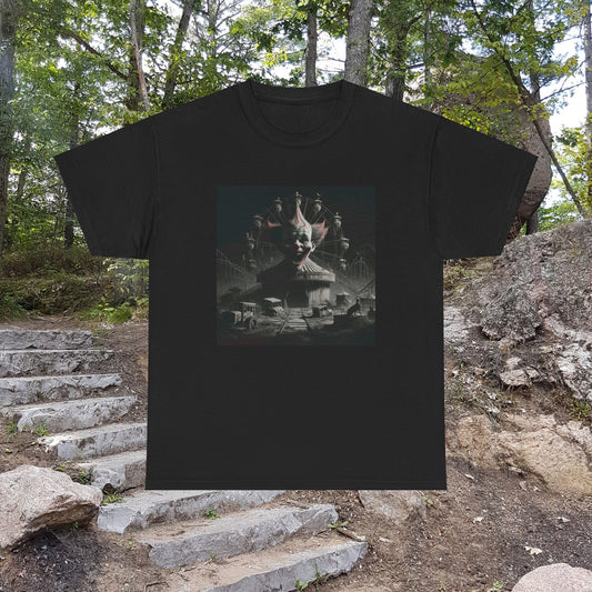 Horror Clown Funhouse - Unisex Heavy Cotton Tee