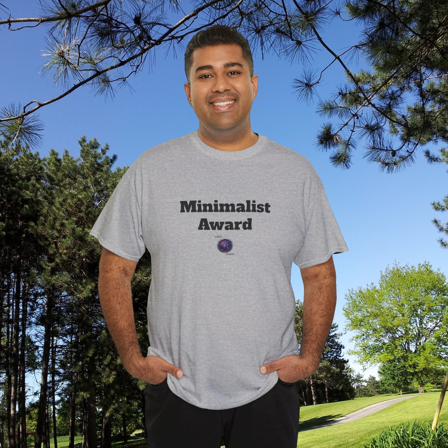 Minimalist Award - Unisex Heavy Cotton Tee - Small Logo