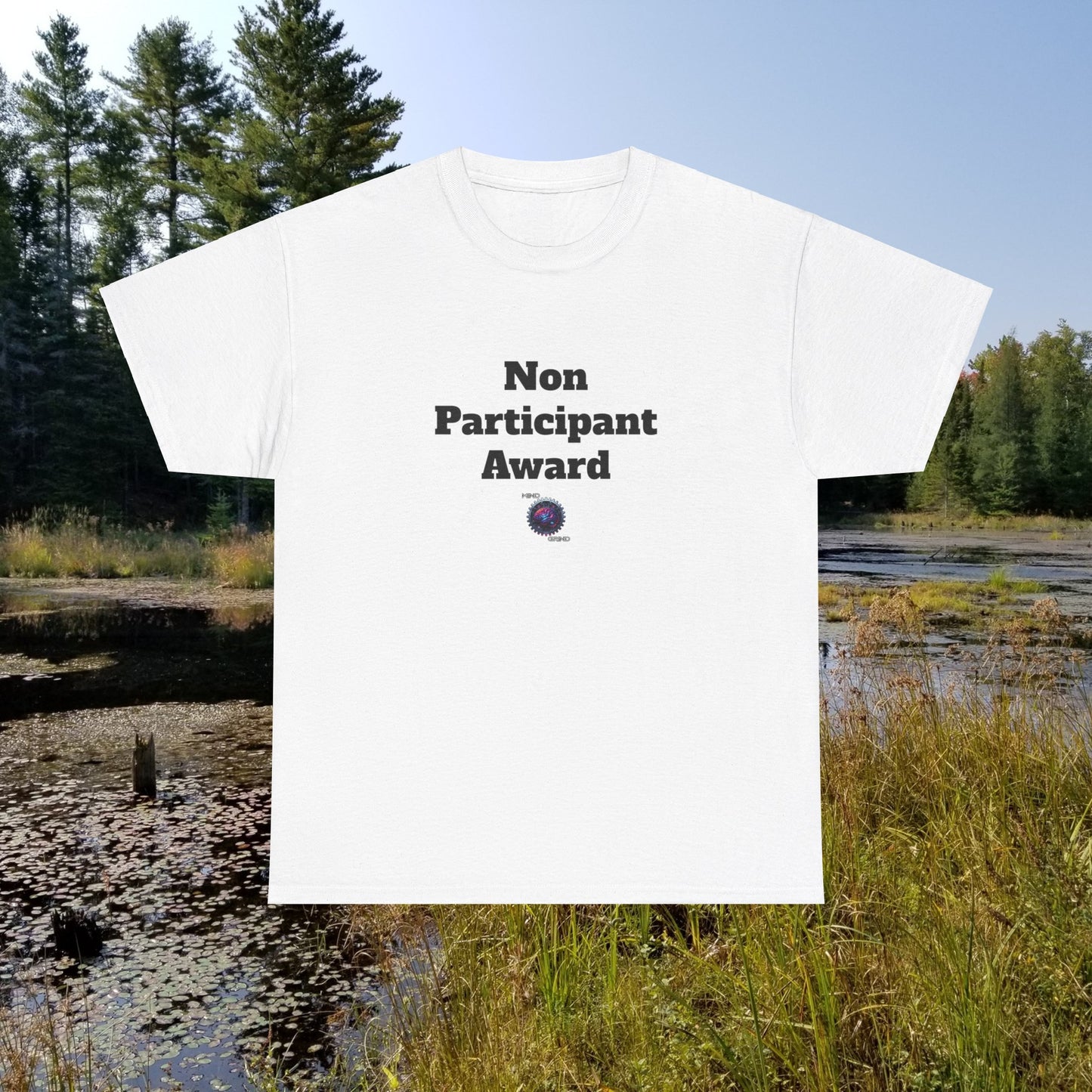 Non Participant Award - Unisex Heavy Cotton Tee - Small Logo
