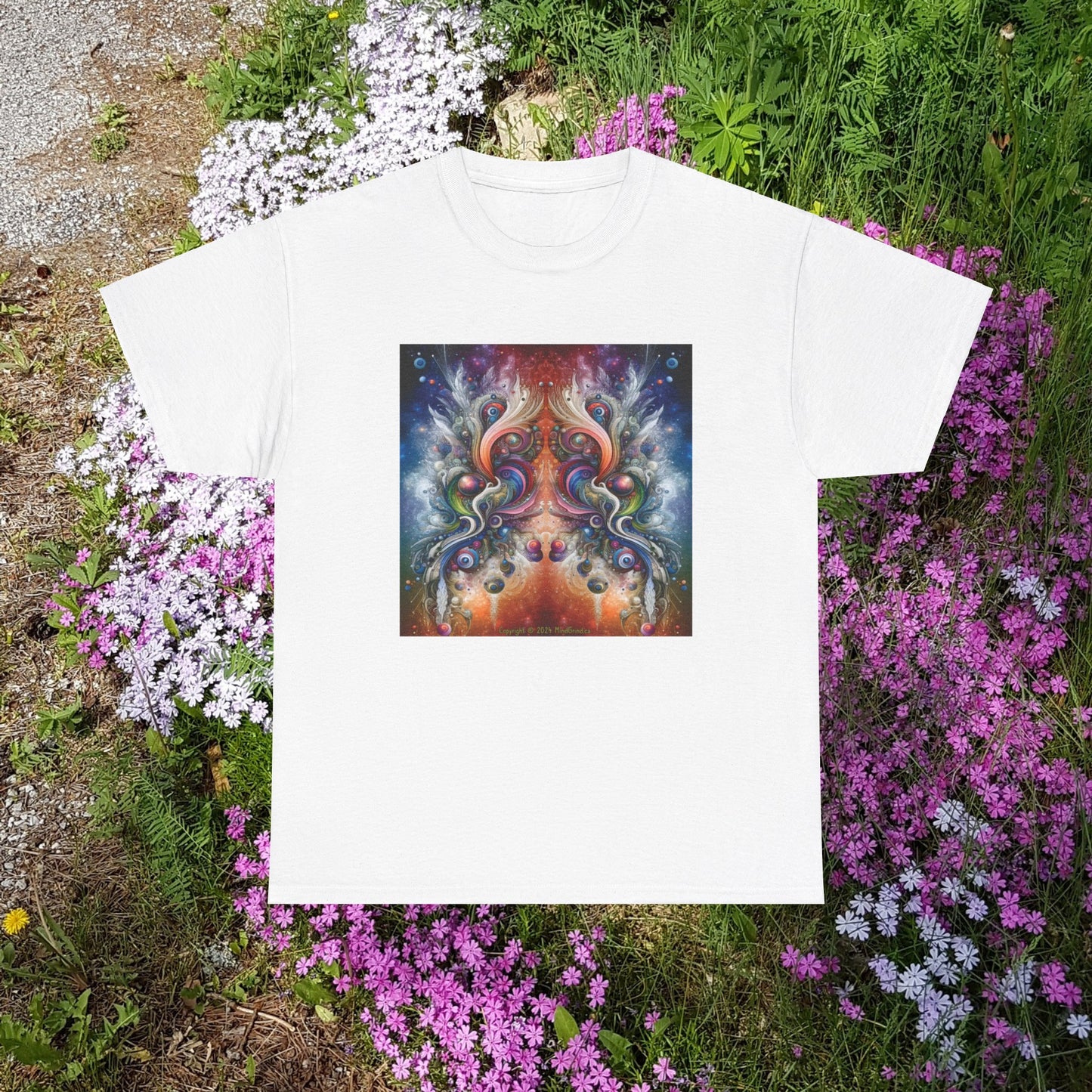 Fantasy Space Mirror - Unisex Heavy Cotton Tee