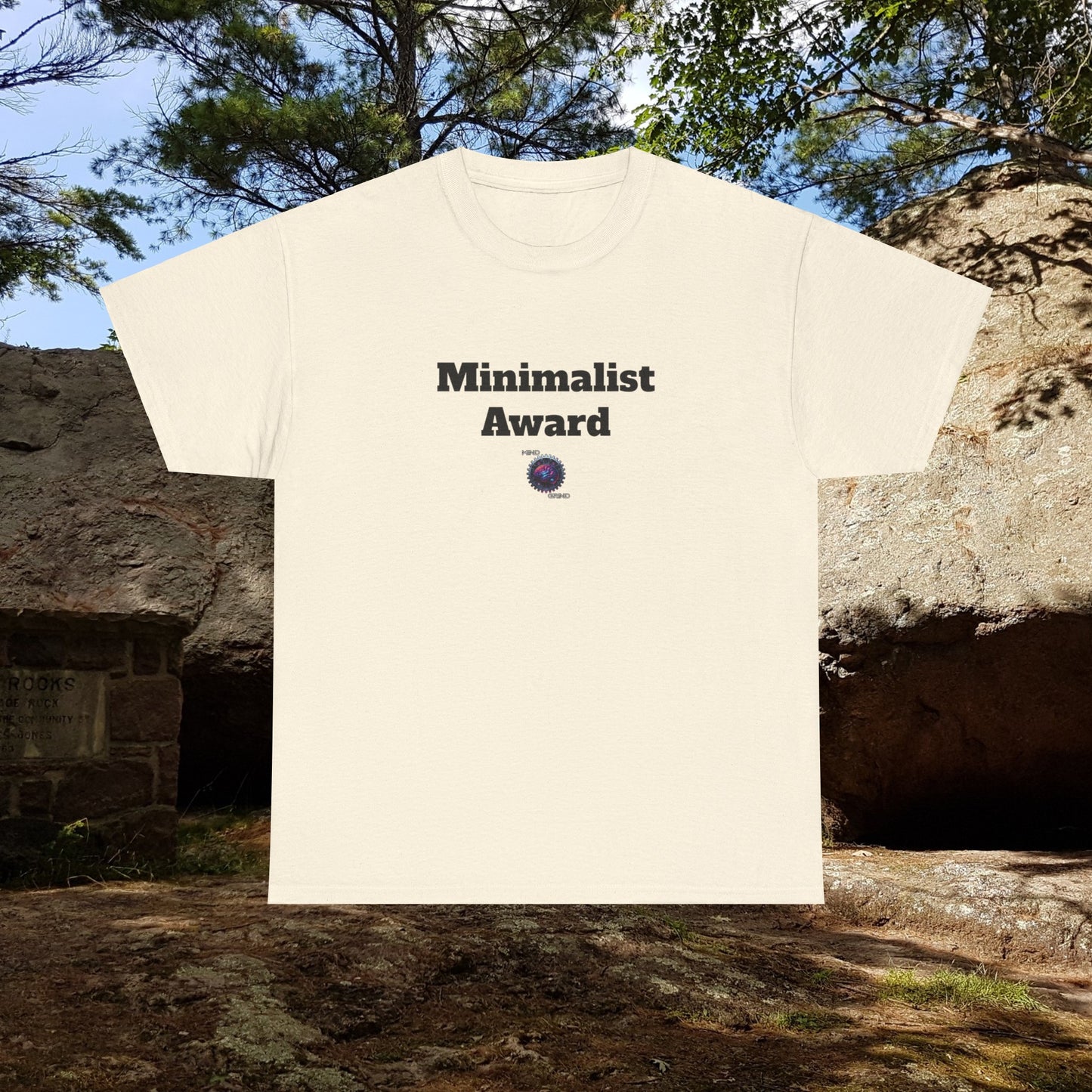 Minimalist Award - Unisex Heavy Cotton Tee - Small Logo