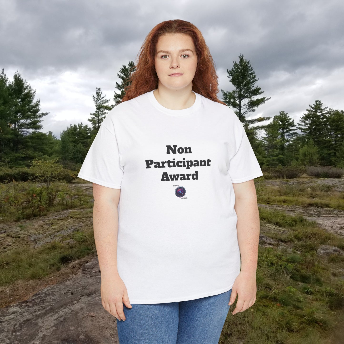 Non Participant Award - Unisex Heavy Cotton Tee - Small Logo