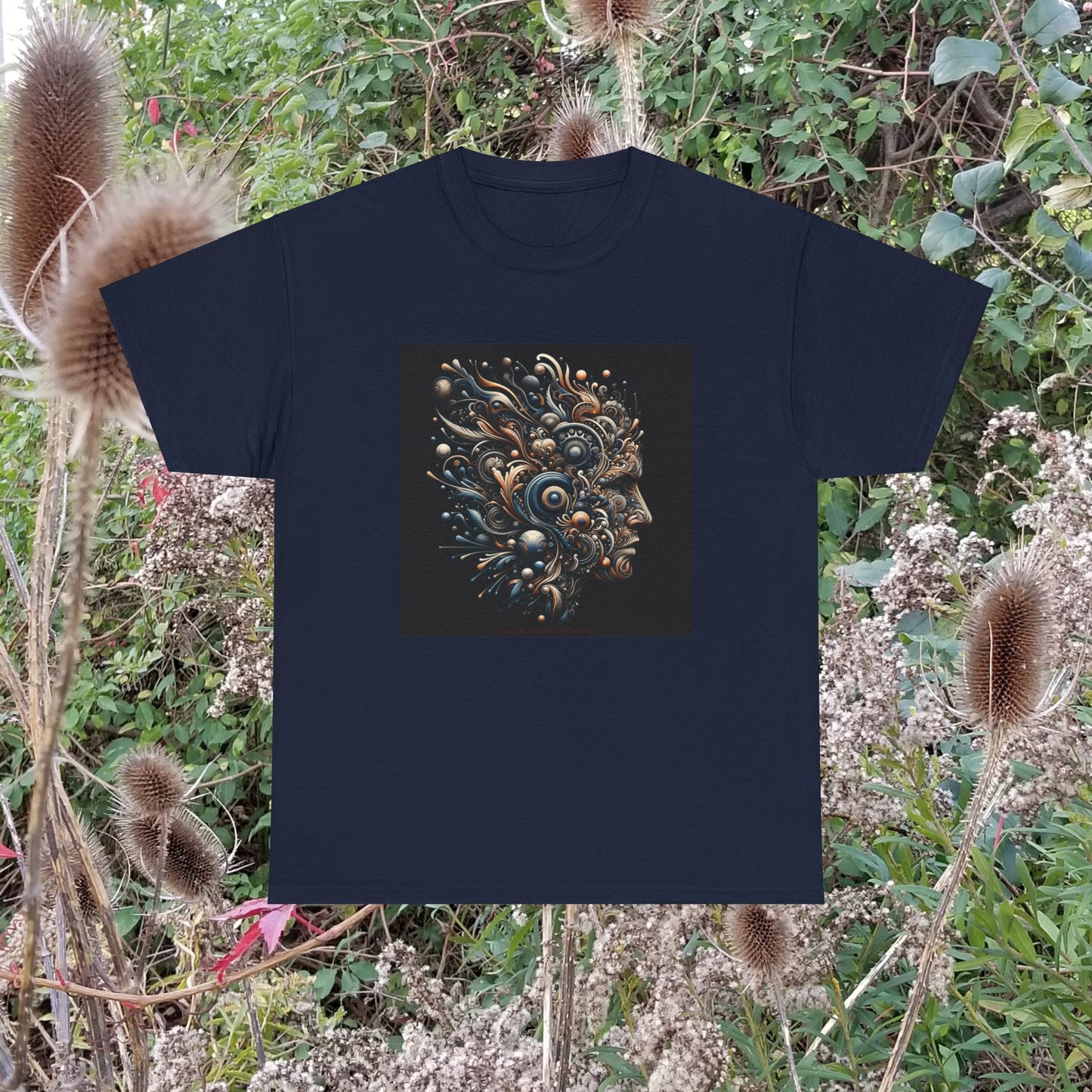 Women Head Intricate - Unisex Heavy Cotton Tee