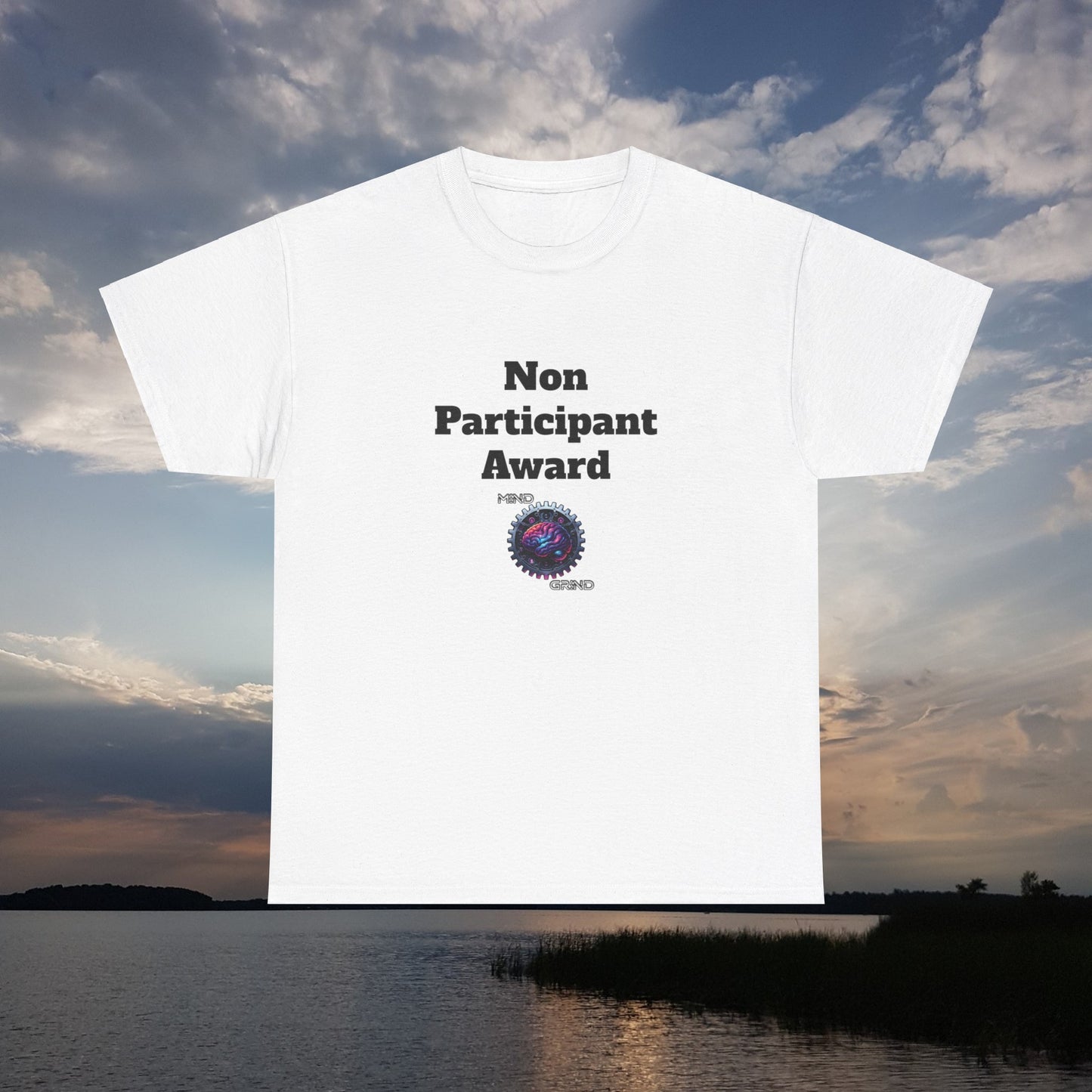 Non Participant Award - Unisex Heavy Cotton Tee - Large Logo