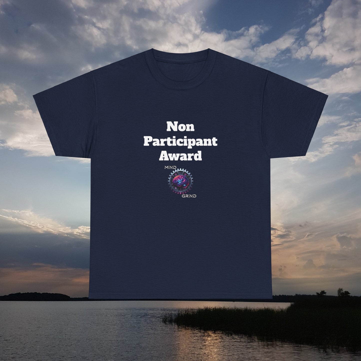 Non Participant Award - Unisex Heavy Cotton Tee - Large Logo