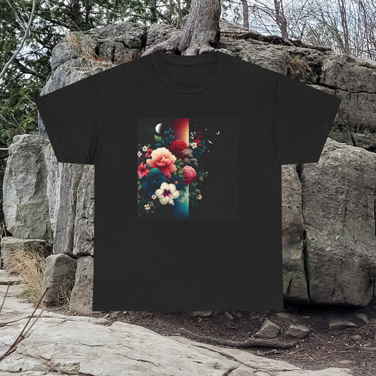 Women Flower Power Flowers - Unisex Heavy Cotton Tee