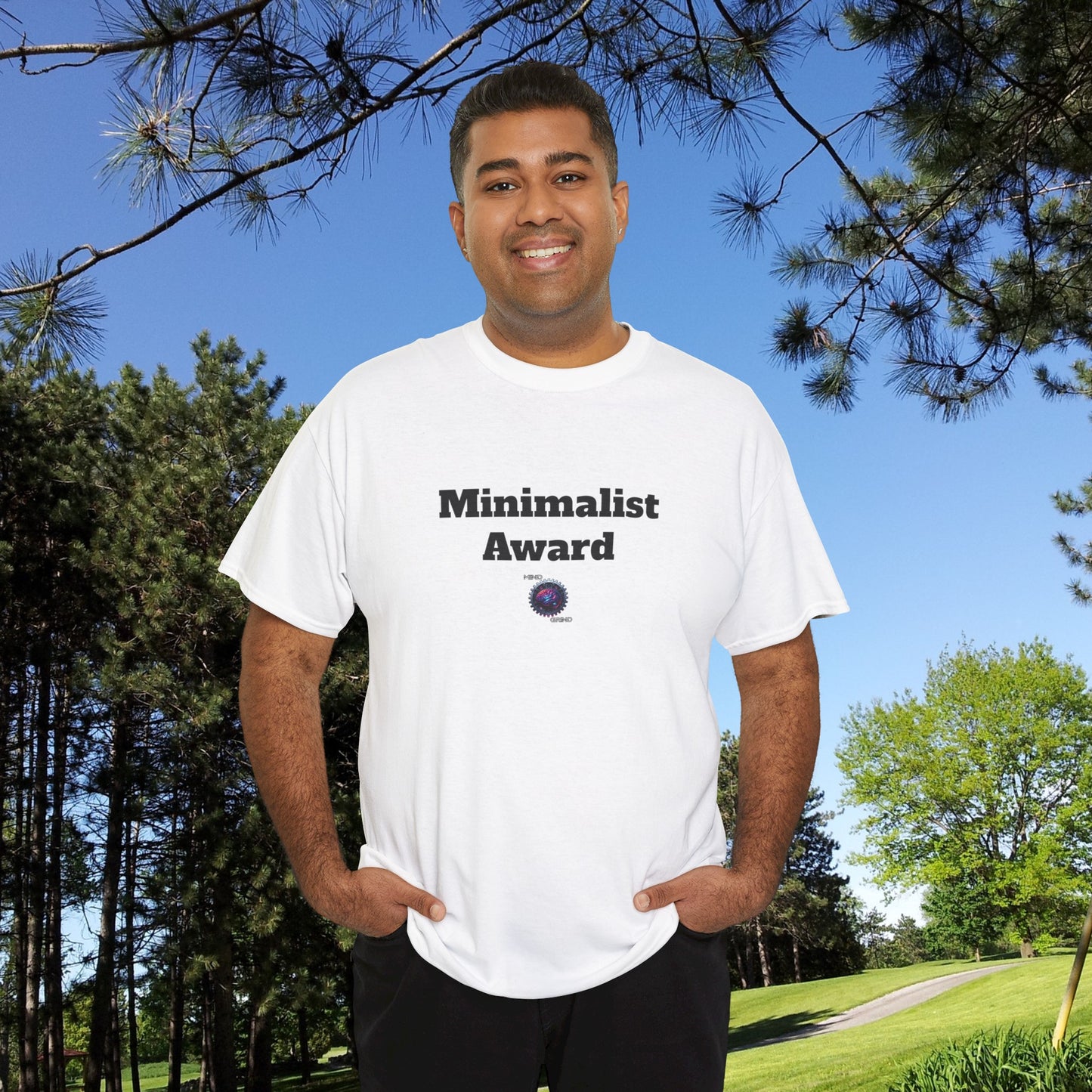 Minimalist Award - Unisex Heavy Cotton Tee - Small Logo
